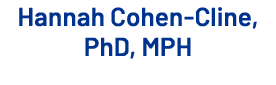 Hannah Cohen Cline, PhD, MPH